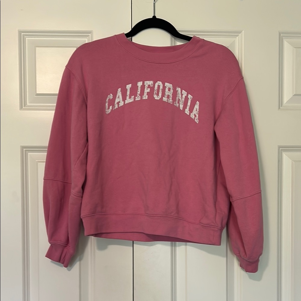 GAP Pink Sweatshirt Relaxed Fit